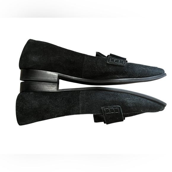 Tory Burch Georgia perfect black suede loafer - Picture 3 of 8